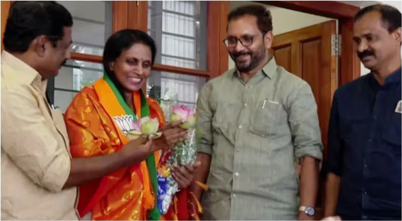 r srilekha took bjp membership