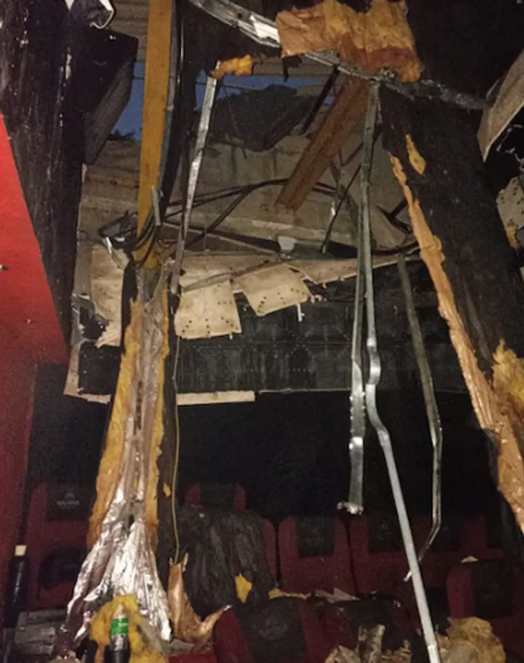 cinema roof collapse
