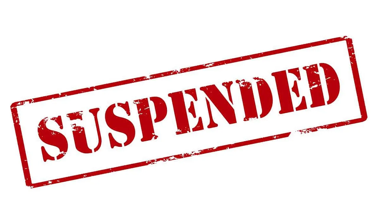 SUSPENDED