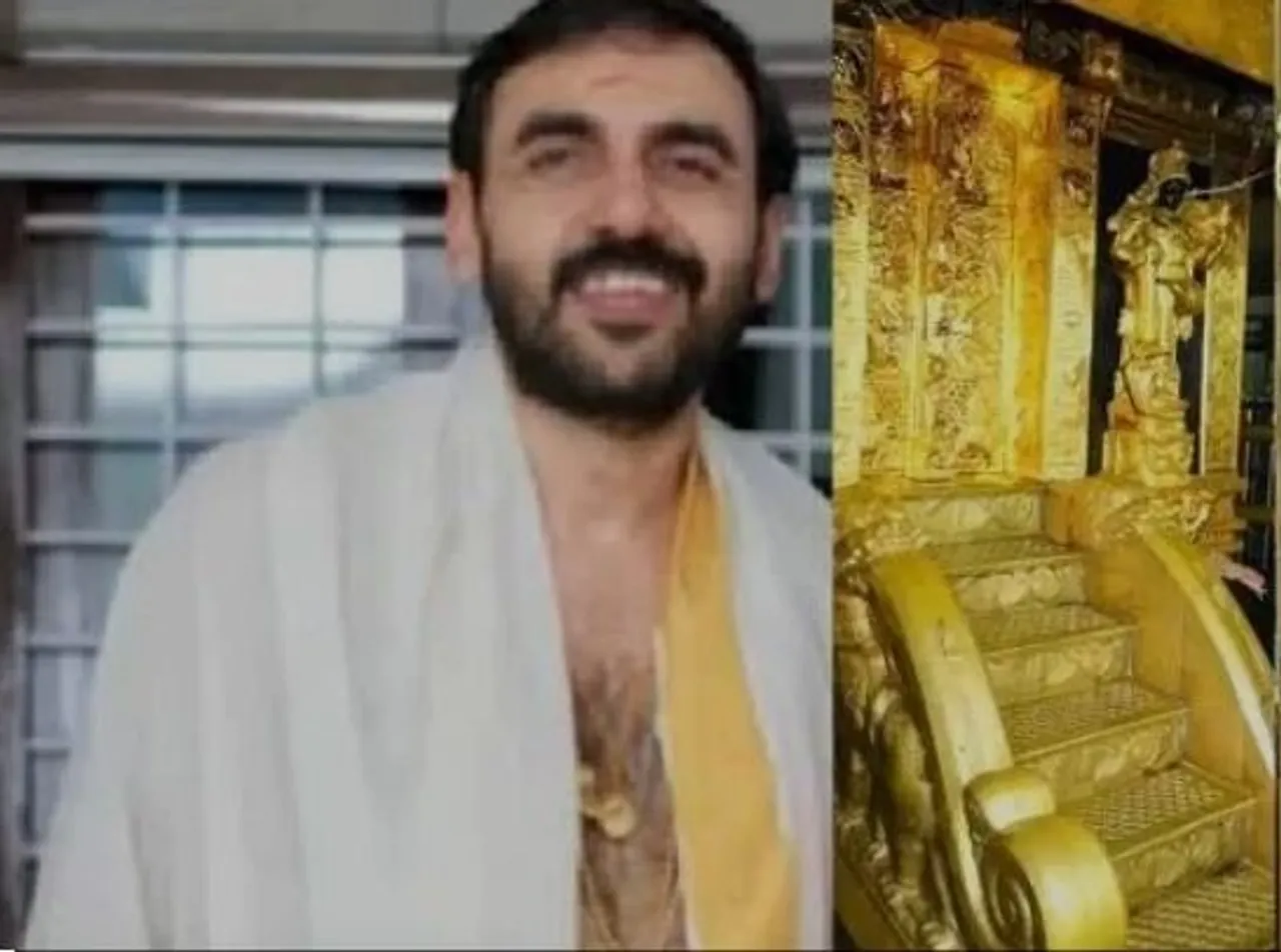 unnikrishnan potti gold plate