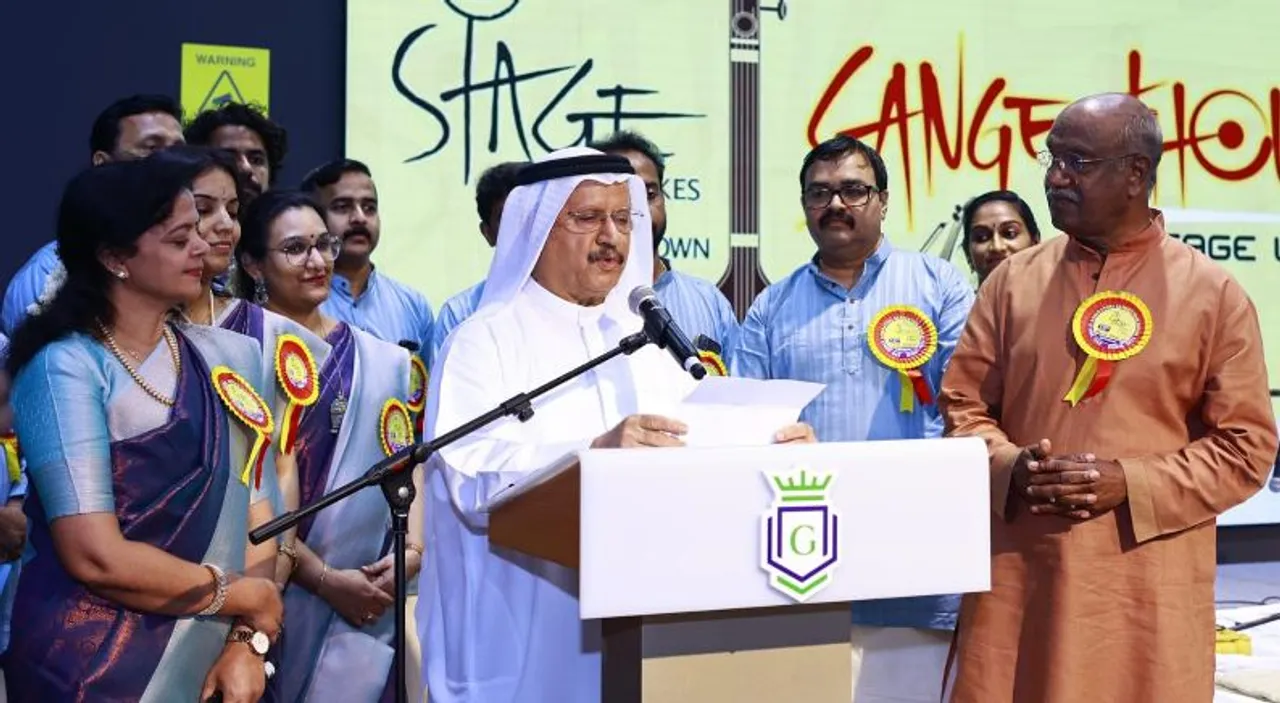 stage UAE celebrating 10th year of music festival named navarathri sangeetholsavam