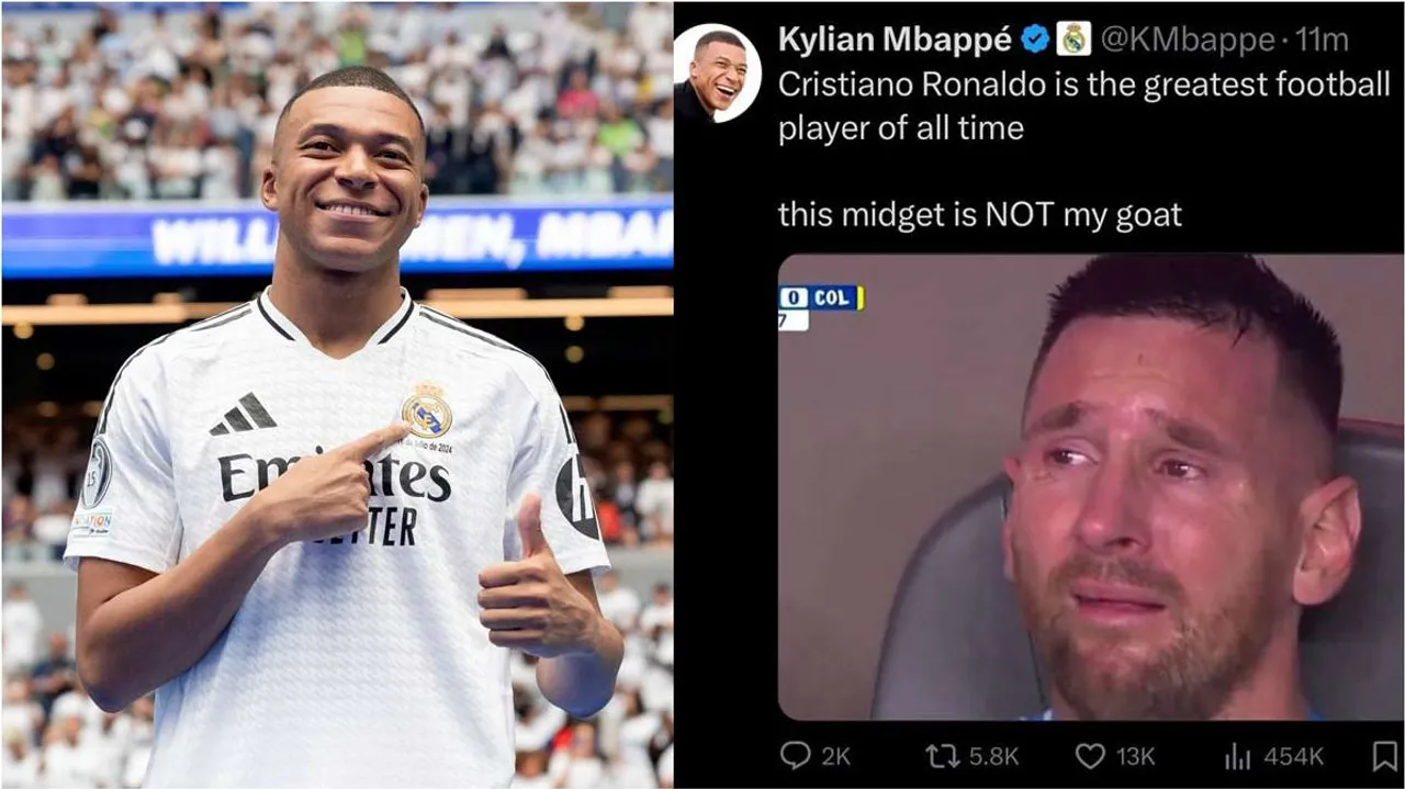 mbappe hacked as twitter account makes man utd transfer claim insults lionel messi