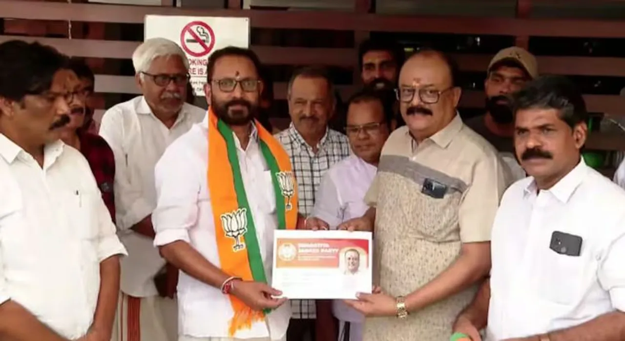 actor and director mahesh joins bjp