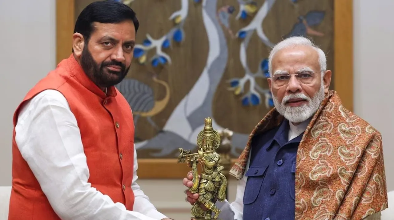 nayab singh and modi
