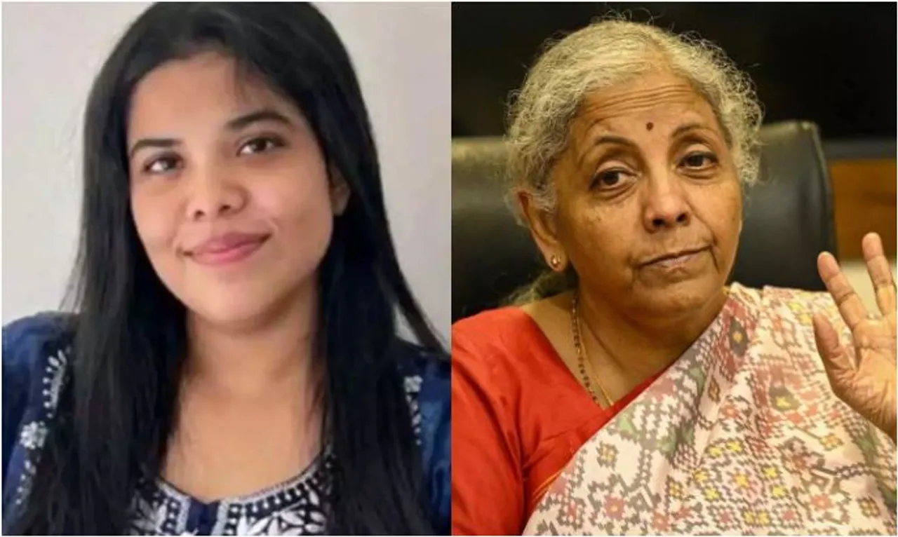 NIRMALA SITHARAMAN AND ANNA SEBASTAIN