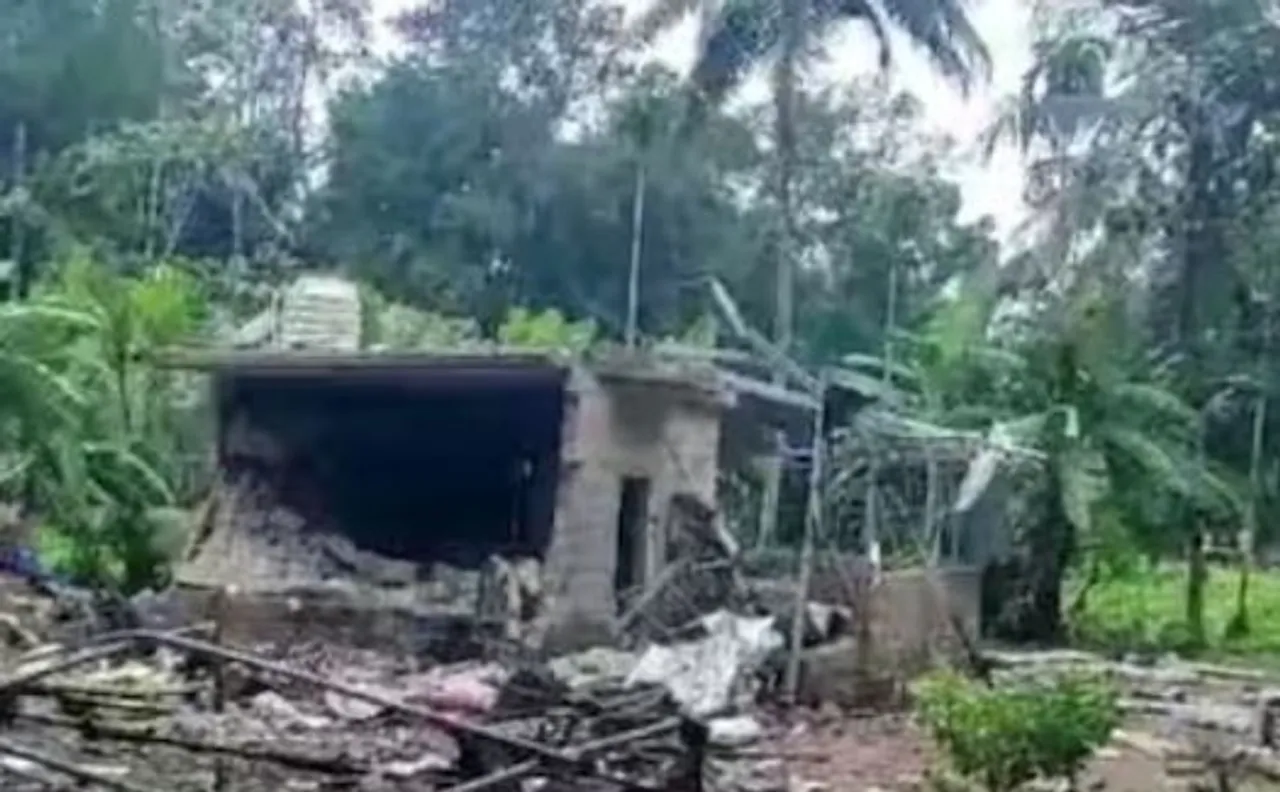 firecracker shop caught fire