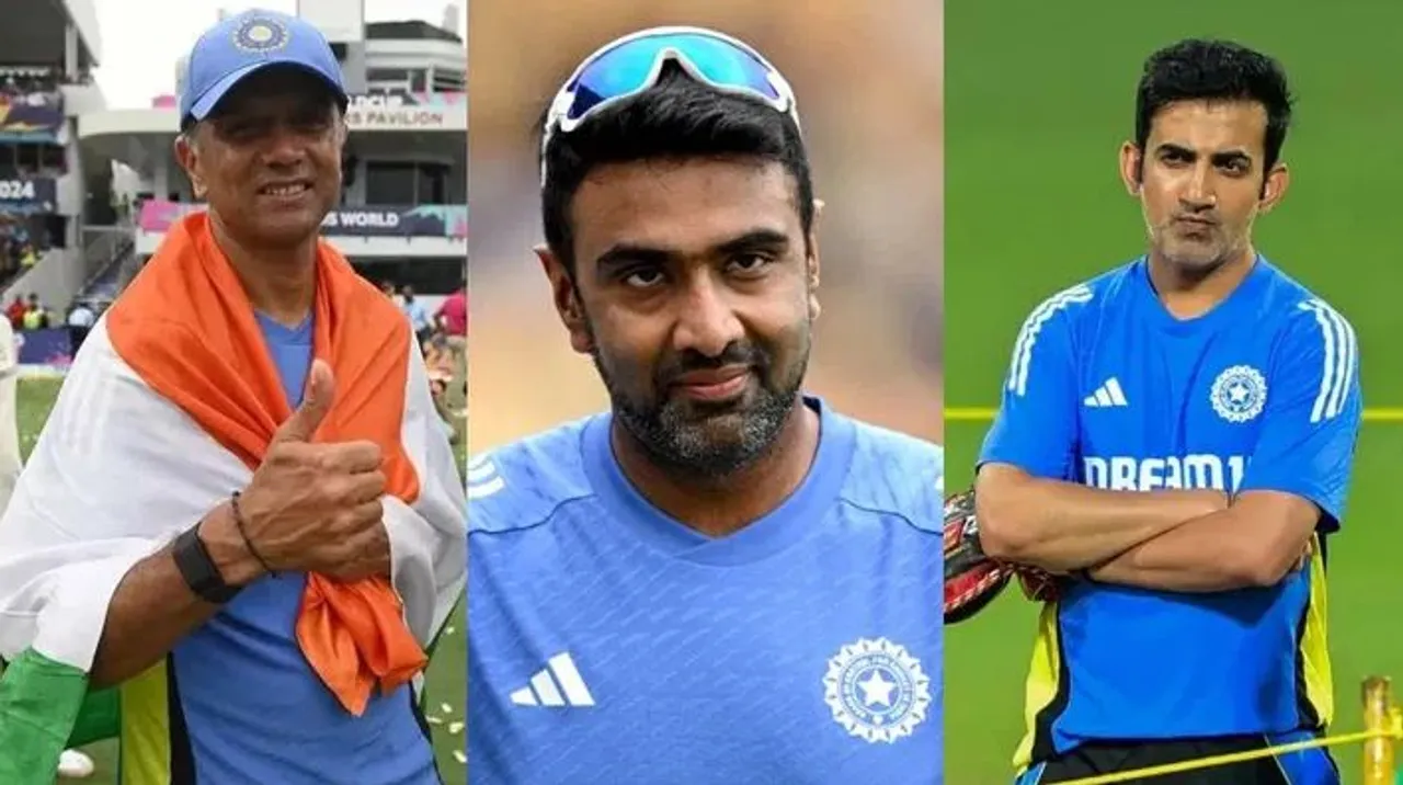 r ashwin reveals difference between gautam gambhir and rahul dravid as india coaches