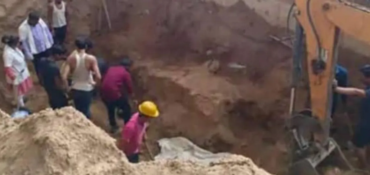 wall collapsed