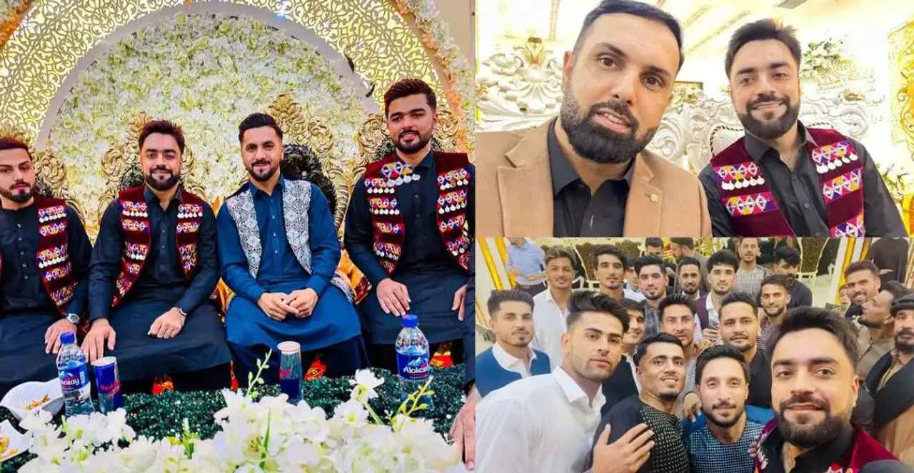 afghanistans star cricketer rashid khan gets married in kabul videos go viral