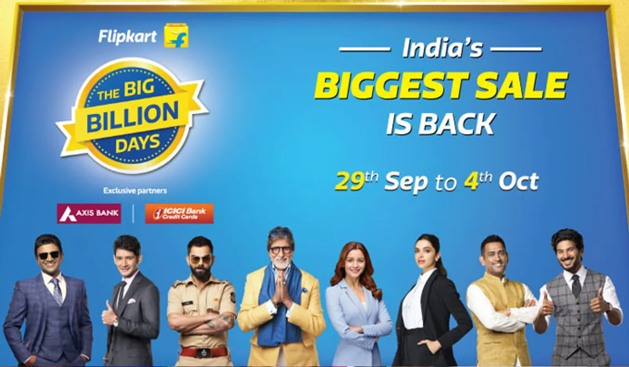 വമ്പന്‍ ഓഫറുകളുമായി ഈ മാസം 29 മുതല്‍ ഫ്ളിപ്കാര്‍ട്ടിന്റെ ബിഗ് ബില്യണ്‍ ഡേയ്സ്