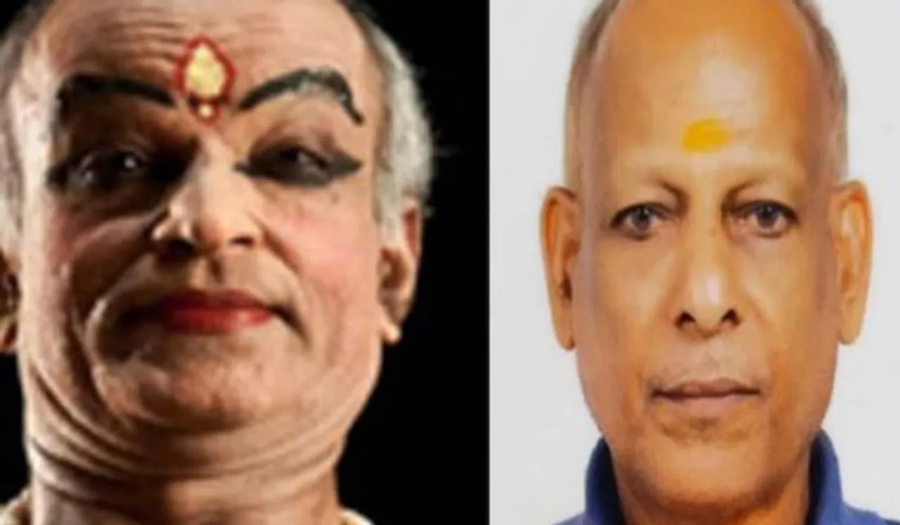 കഥകളി ആചാര്യന്‍ സദനം ബാലകൃഷ്ണനും തെയ്യം കലാകാരന്‍ ഇ പി നാരായണനും പത്മശ്രീ