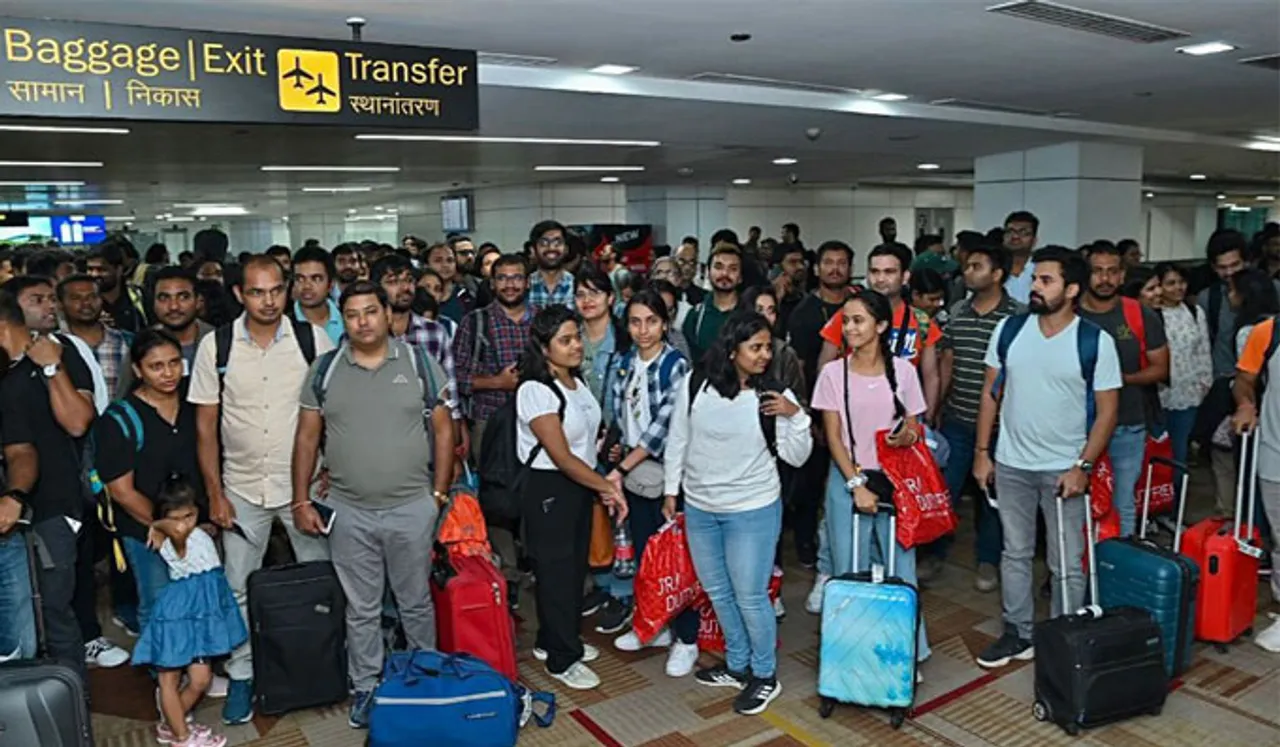 'ഓപ്പറേഷൻ അജയ്'; ഇസ്രയേലിൽ നിന്ന് ഇന്ത്യക്കാരുമായുള്ള ആദ്യ വിമാനം ഡൽഹിയിലെത്തി