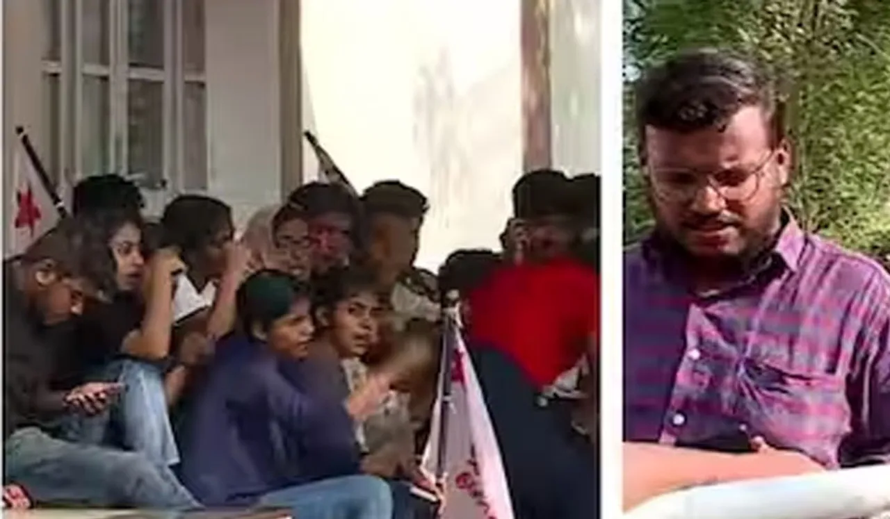 കാലിക്കറ്റ് സര്‍വ്വകലാശാല സെനറ്റ് യോഗത്തിനെത്തിയ അംഗങ്ങളെ തടഞ്ഞ് എസ്എഫ്‌ഐ; സംഘര്‍ഷാവസ്ഥ