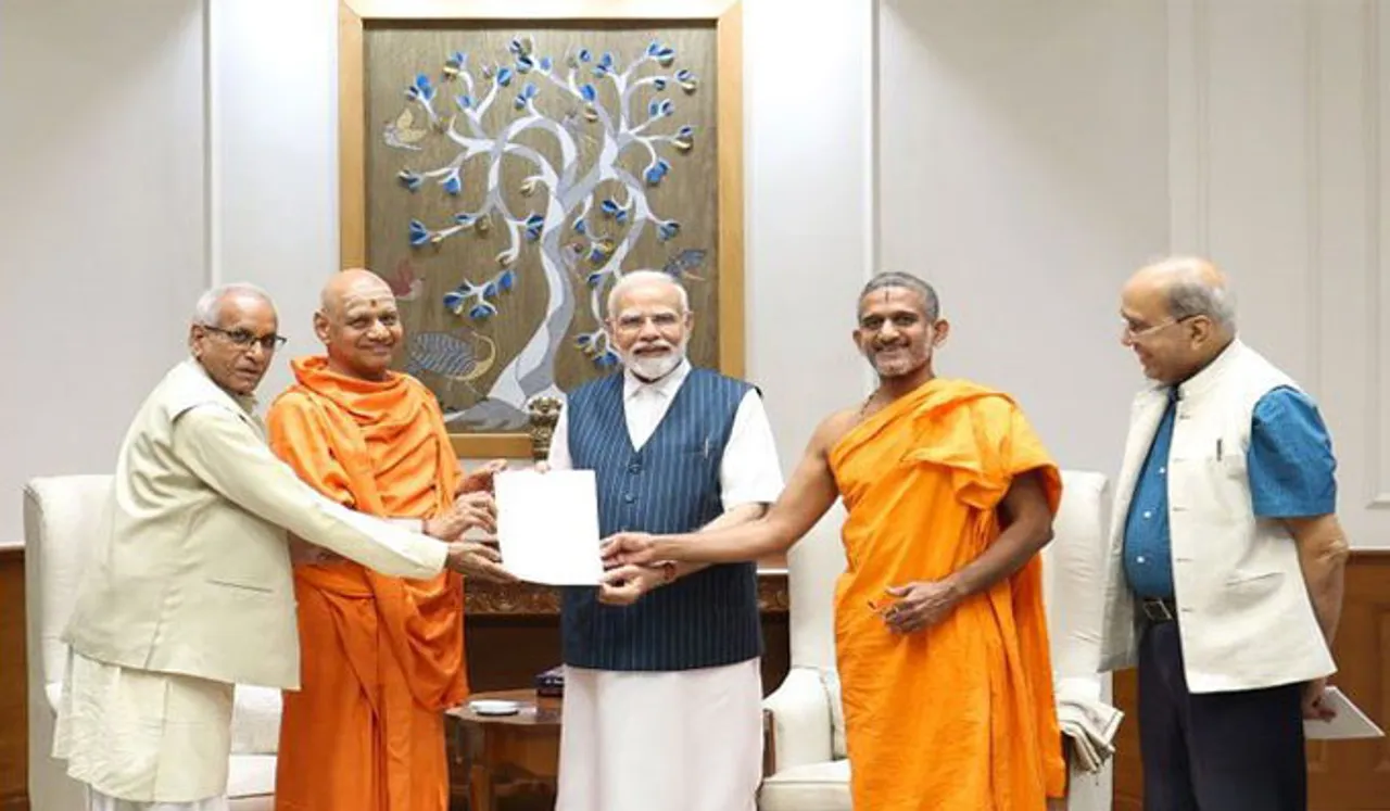 രാമക്ഷേത്ര ഉദ്ഘാടനത്തിന് മോദിയ്ക്ക് പ്രത്യേക ക്ഷണം: തിരഞ്ഞെടുപ്പിന് മുമ്പുള്ള ബിജെപി പാർട്ടി പരിപാടിയാകുമോയെന്ന് പ്രതിപക്ഷ നേതാക്കൾ