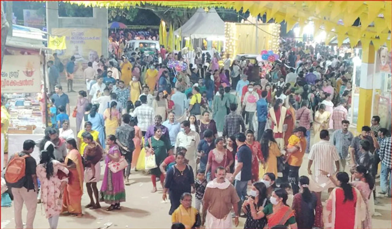 ഭക്തിസാന്ദ്രമായി ശിവഗിരി; തീര്‍ത്ഥാടനത്തിന് തിങ്കളാഴ്ച സമാപനം