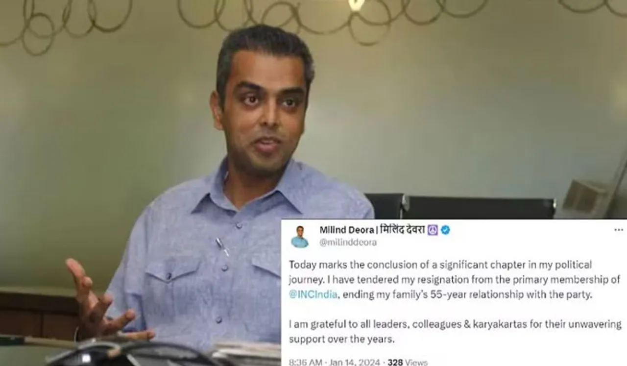 '55 വർഷം നീണ്ട ബന്ധം അവസാനിപ്പിക്കുന്നു'; കോൺഗ്രസ് വിട്ട് മുൻ കേന്ദ്രമന്ത്രി മിലിന്ദ് ദേവ്റ