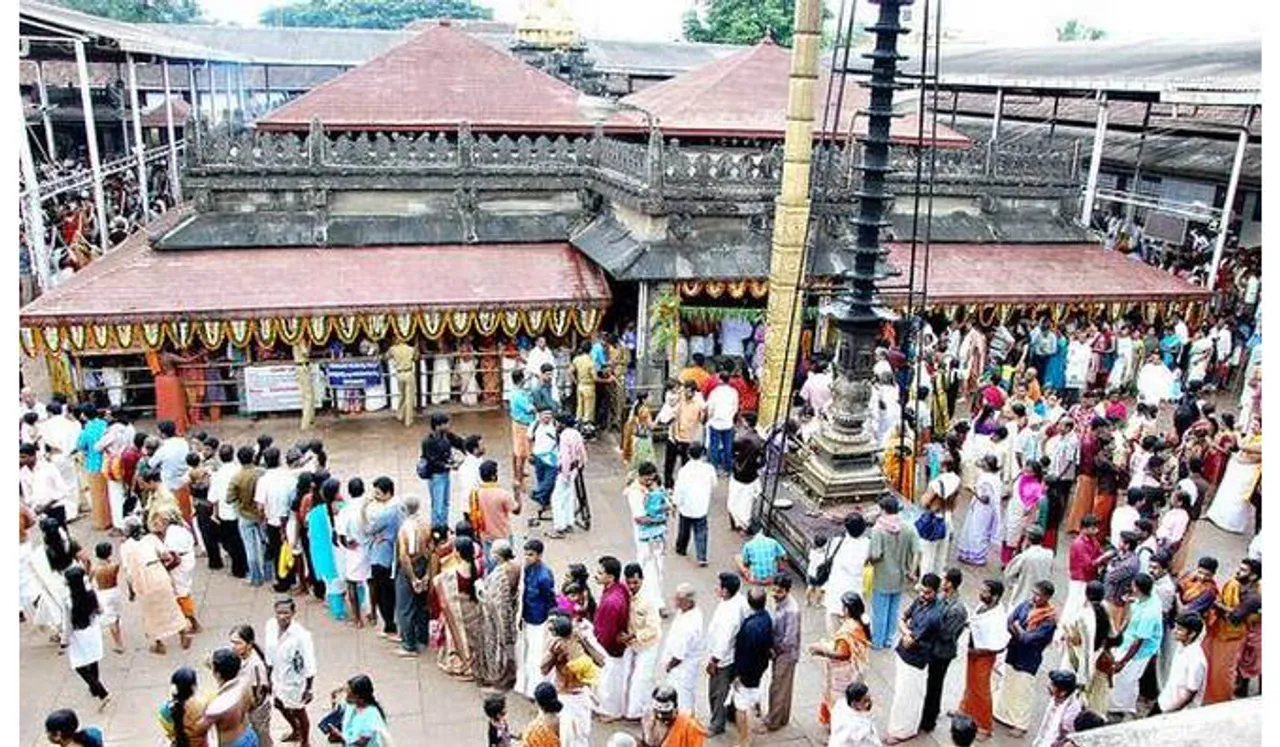 കൊല്ലൂര്‍ ശ്രീമൂകാംബിക സന്നിധിയില്‍ നവരാത്രിഉത്സവത്തിന് ശുഭാരംഭം