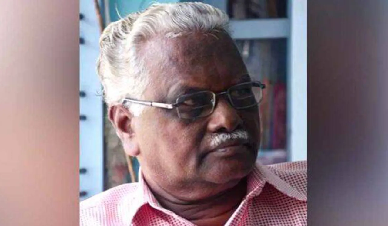 ലജ്ജാശീലനായി വിനയപൂര്‍വ്വം ഒതുങ്ങി നില്‍ക്കുന്ന കവി