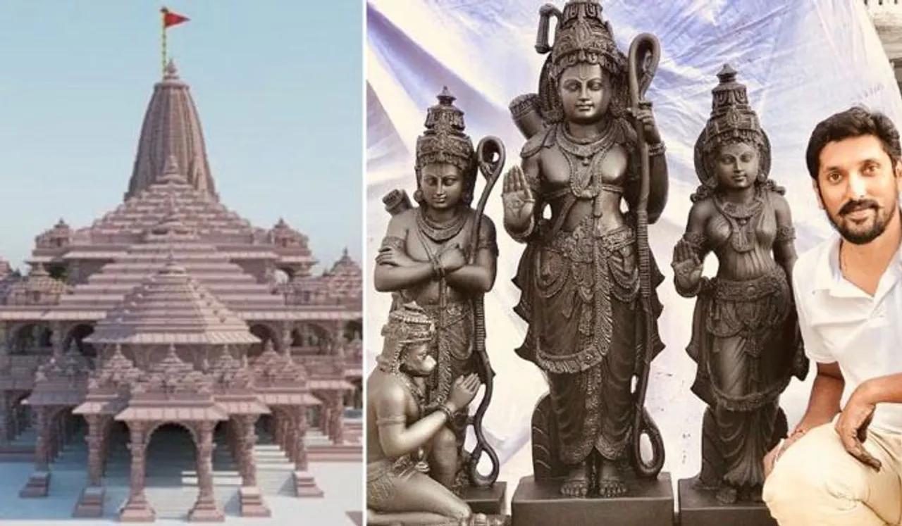 മൈസൂരിലെ അരുൺ യോഗിരാജിന്റെ 'രാംലല്ല വി​ഗ്രഹം' അയോധ്യ രാമക്ഷേത്രത്തിലേയ്ക്ക്...