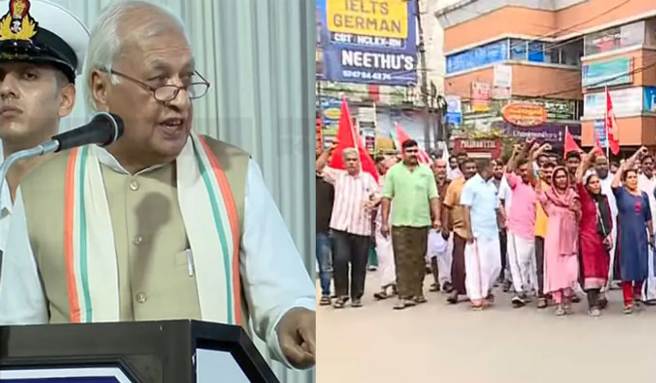'ആരിഫ് ഖാനെ താന്തോന്നി'; തൊടുപുഴയിൽ ഗവര്‍ണര്‍ക്കെതിരെ അസഭ്യ മുദ്രാവാക്യവുമായി സിപിഎം