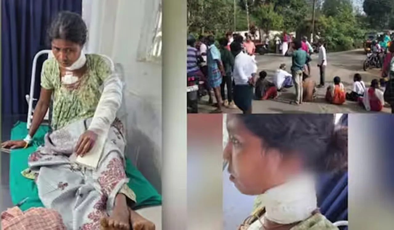 പുലിയുടെ ആക്രമണത്തില്‍ മൂന്ന് പേര്‍ക്ക് പരിക്ക്: റോഡ് ഉപരോധിച്ച് നാട്ടുകാര്‍