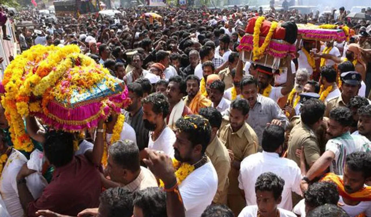 മകരവിളക്കിനൊരുങ്ങി സന്നിദാനം; തിരുവാഭരണ ഘോഷയാത്രയ്ക്ക് ശനിയാഴ്ച തുടക്കം