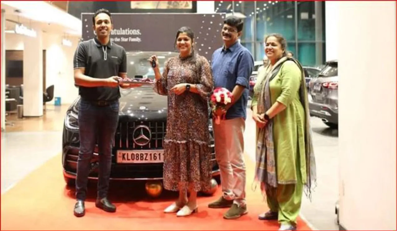 ബെന്‍സ് എ.എം.ജി. സ്വന്തമാക്കി അപര്‍ണ ബാലമുരളി