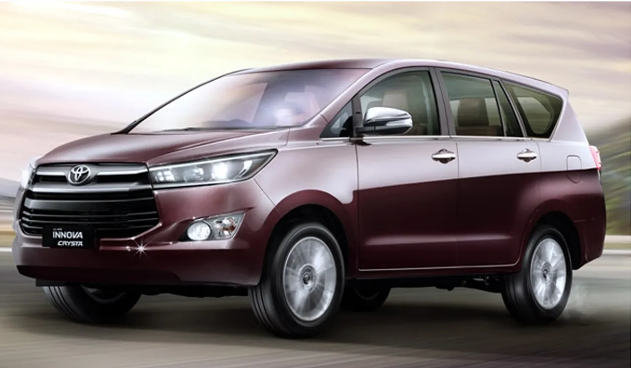 ഇന്നോവ ക്രിസ്റ്റ ഇനി 16 ഇഞ്ച് അലോയ് വീലുകൾ മാത്രം