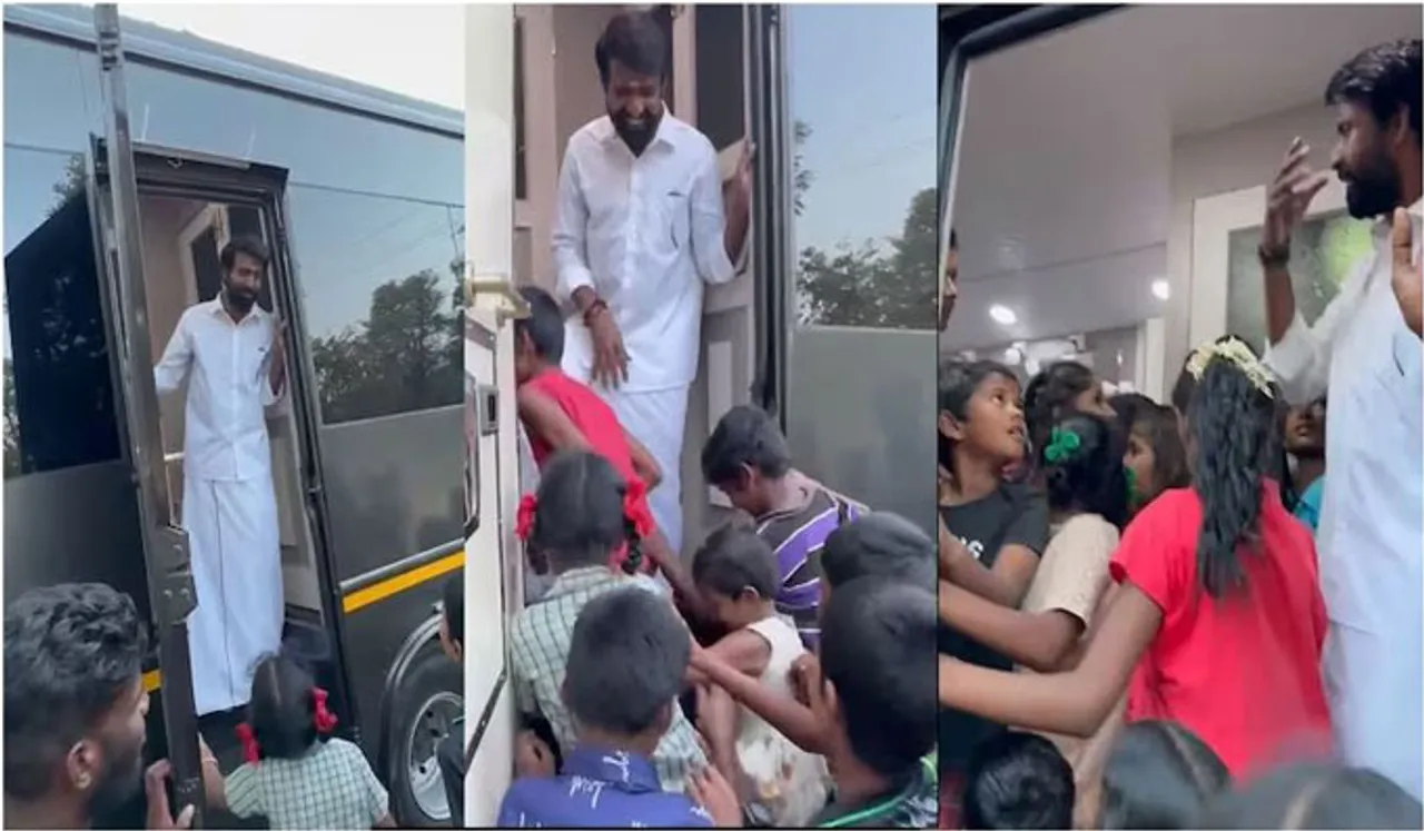 കുട്ടികളുടെ കാരവാൻ സ്വപ്നം സാധിച്ചു കൊടുത്ത് നടൻ സൂരി
