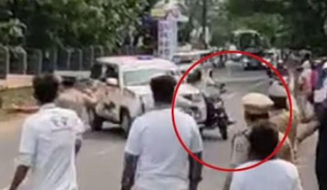 മുഖ്യമന്ത്രിയുടെ പൈലറ്റ് വാഹനമിടിച്ച് ബൈക്ക് യാത്രക്കാരന് പരിക്ക്