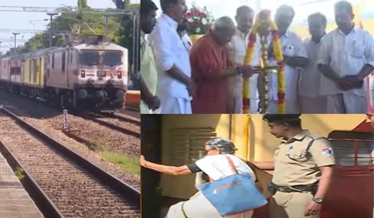 കേരളത്തിൽ നിന്ന് കന്നിയാത്ര; ആസ്താ സ്പെഷ്യൽ ട്രെയിൻ അയോധ്യയിലേക്ക്, കൊച്ചുവേളിയിൽ പച്ചക്കൊടി വീശി ഒ. രാജ​ഗോപാൽ‌