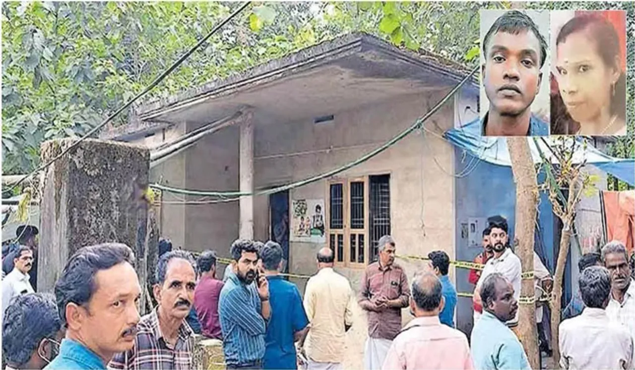 ഭാര്യയെ കഴുത്തറത്തു കൊന്നശേഷം ഭർത്താവ് പൊലീസ് സ്റ്റേഷനിലെത്തി കീഴടങ്ങി