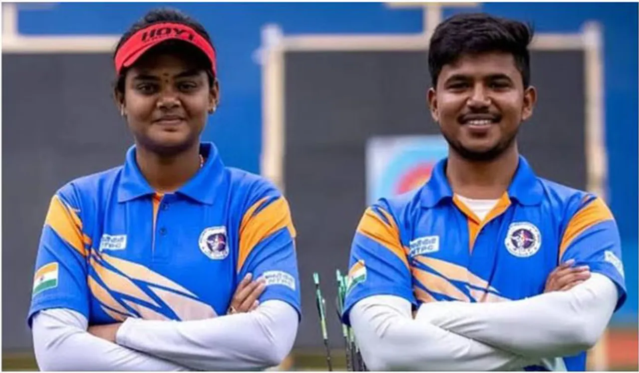 അമ്പെയ്ത്തിൽ ഇന്ത്യയ്ക്ക് സ്വർണം; ഇന്ത്യയുടെ ജക്കാര്‍ത്തൻ റെക്കോർഡ് മറികടന്ന് ഹാങ്ചൗ