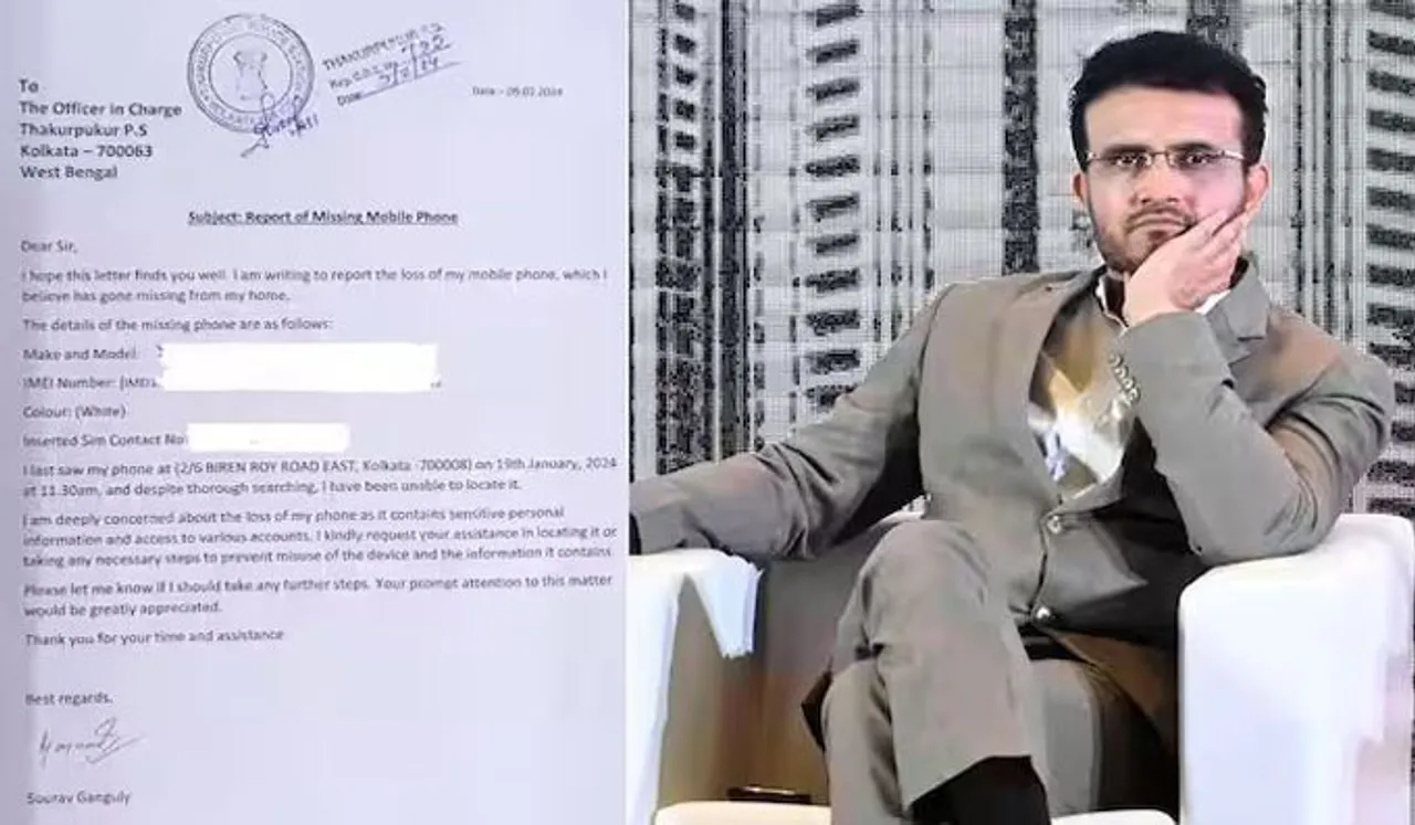 സൗരവ് ഗാംഗുലിയുടെ വീട്ടിൽ മോഷണം; നഷ്ടപ്പെട്ടത് നിർണായക വിവരങ്ങളടങ്ങിയ ഫോൺ,അന്വേഷണം