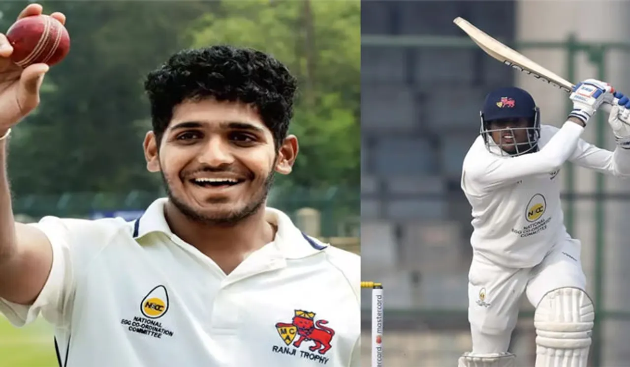 രഞ്ജി ട്രോഫിയില്‍ ചരിത്രം; 10-ാം വിക്കറ്റില്‍ 194 റണ്‍സ് കൂട്ടുകെട്ട്
