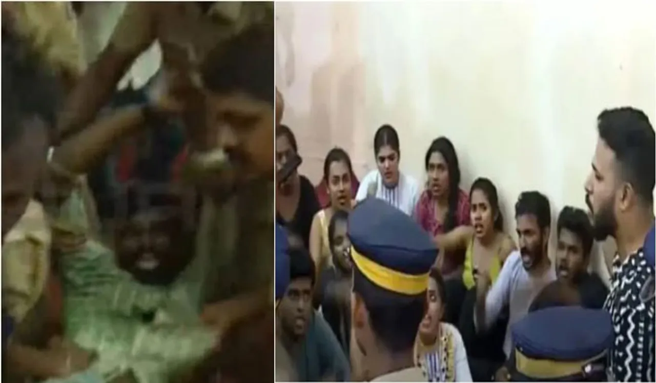 എസ് എഫ് ഐ പ്രവർത്തകർ ആക്രമിക്കുന്നു; കേരള സർവകലാശാല കലോത്സവത്തിൽ കെ എസ് യു പ്രതിഷേധം, അറസ്റ്റ്