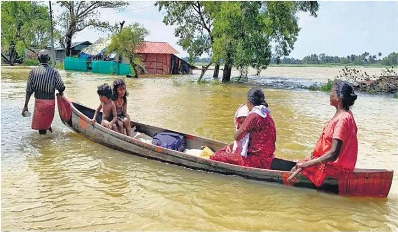അപ്പർ കുട്ടനാടിൽ വീടുകളിൽ വെള്ളം കയറി