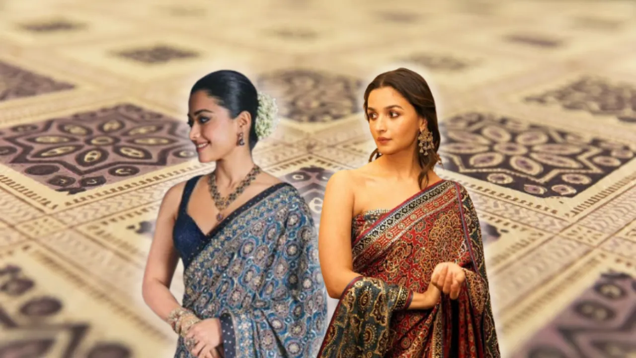 Ajrakh Sarees