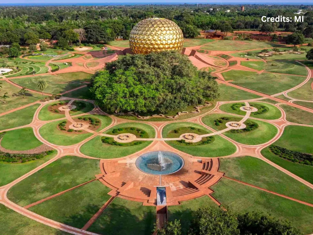 auroville in tamil nadu