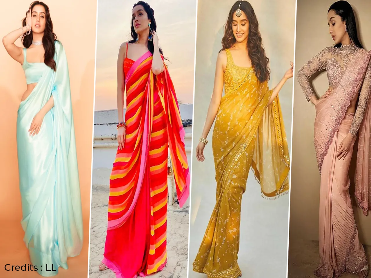 pre draped sarees