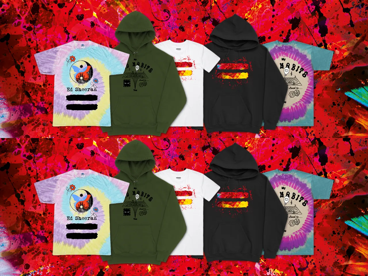 ed sheeran merchandise
