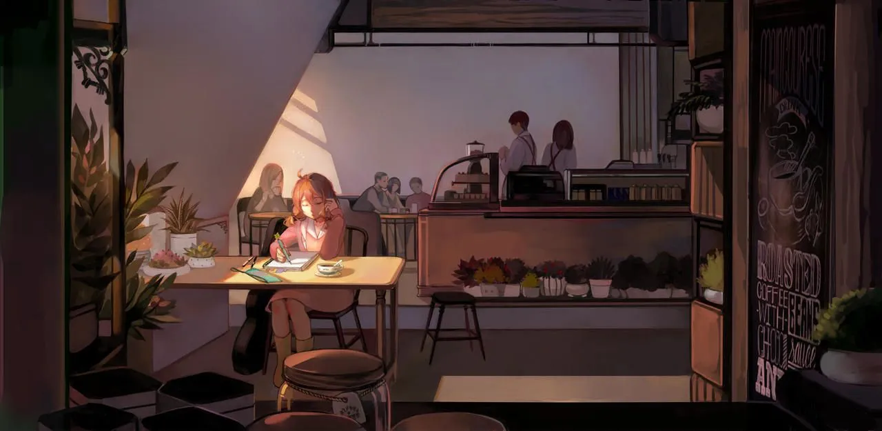 cozy cafe