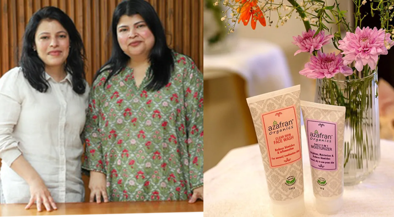 Here's how the passion for skincare made this sister duo from Ahmedabad start Azafran, a sustainable organic FMCG brand!