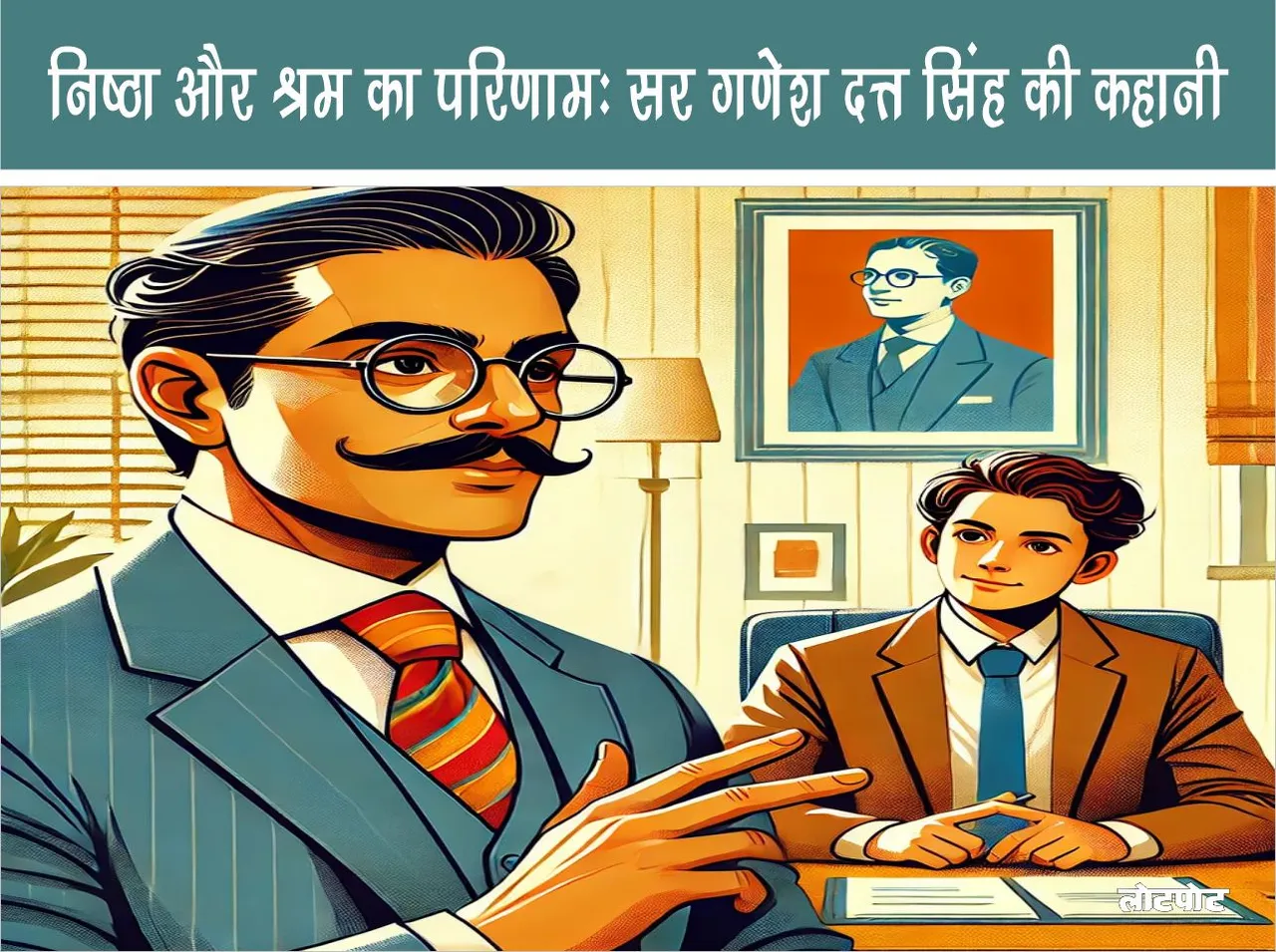 Result of loyalty and hard work The story of Sir Ganesh Dutt Singh