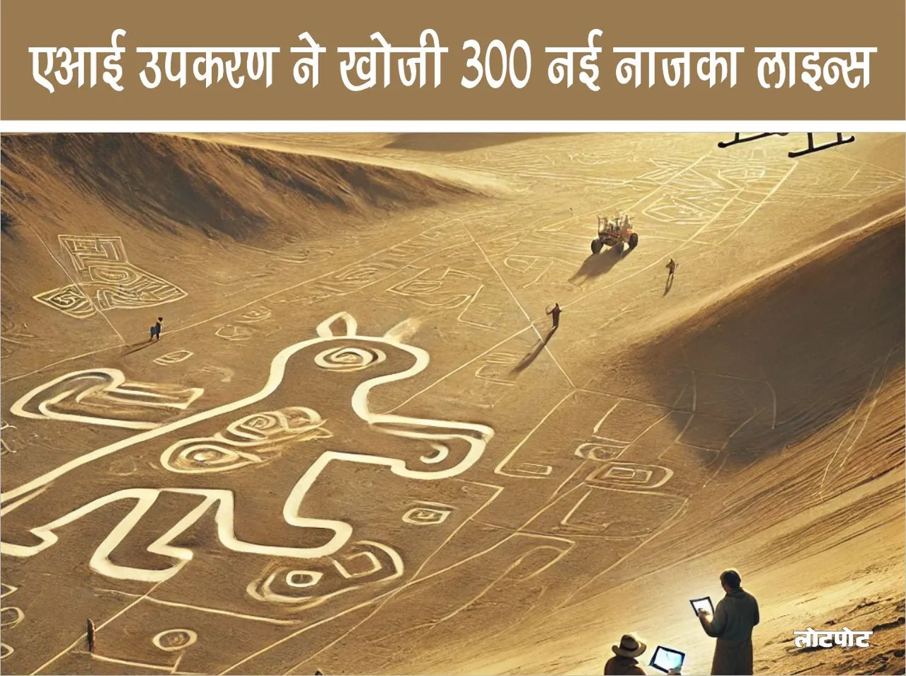 AI tool discovered 300 new Nazca lines
