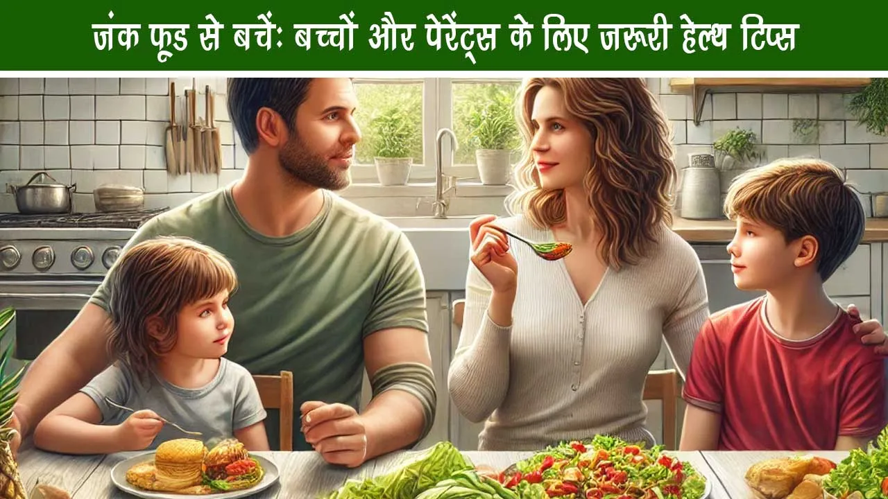 Avoid junk food Important health tips for children and parents