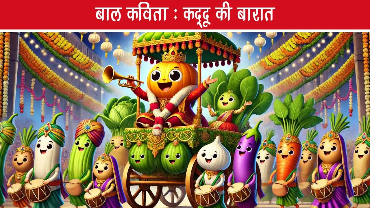 kaddu ki chali baara bal kavita