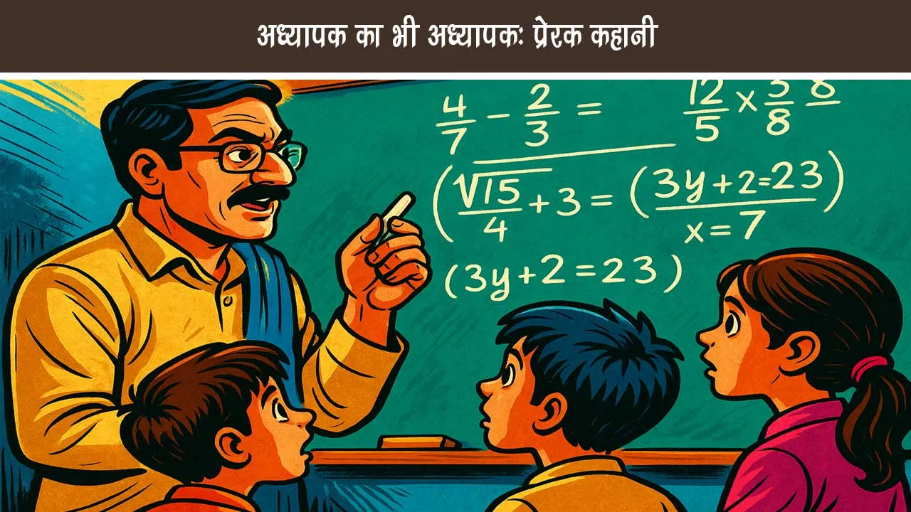 Teacher teacher too- inspiring story