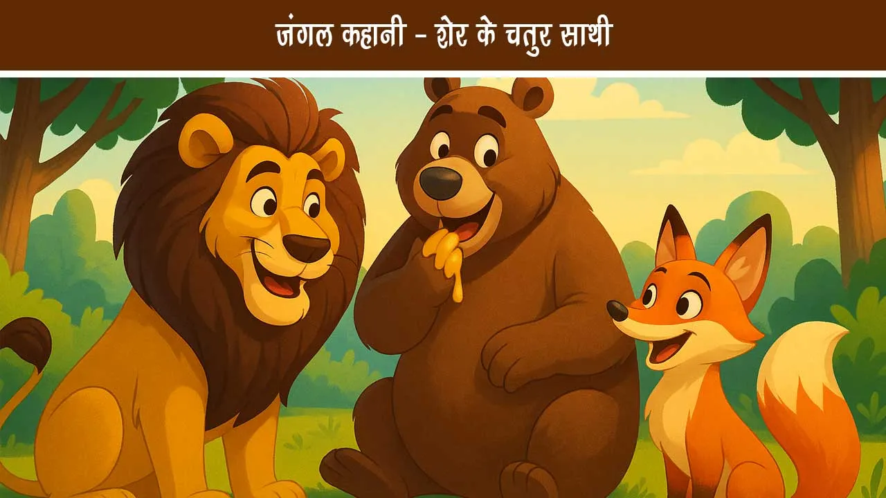 Lionclever partner the story of an exciting forest Jungle Story in Hindi