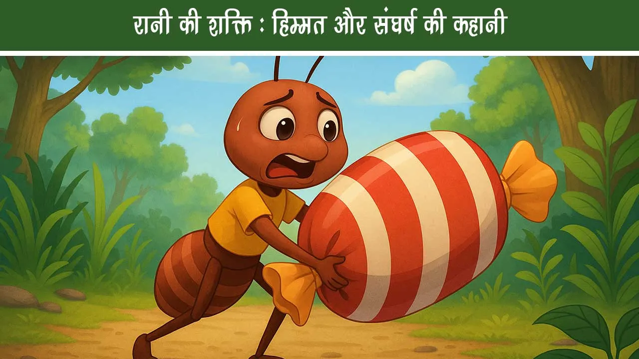 Rani's power - story of courage and struggle Ant Story in Hindi